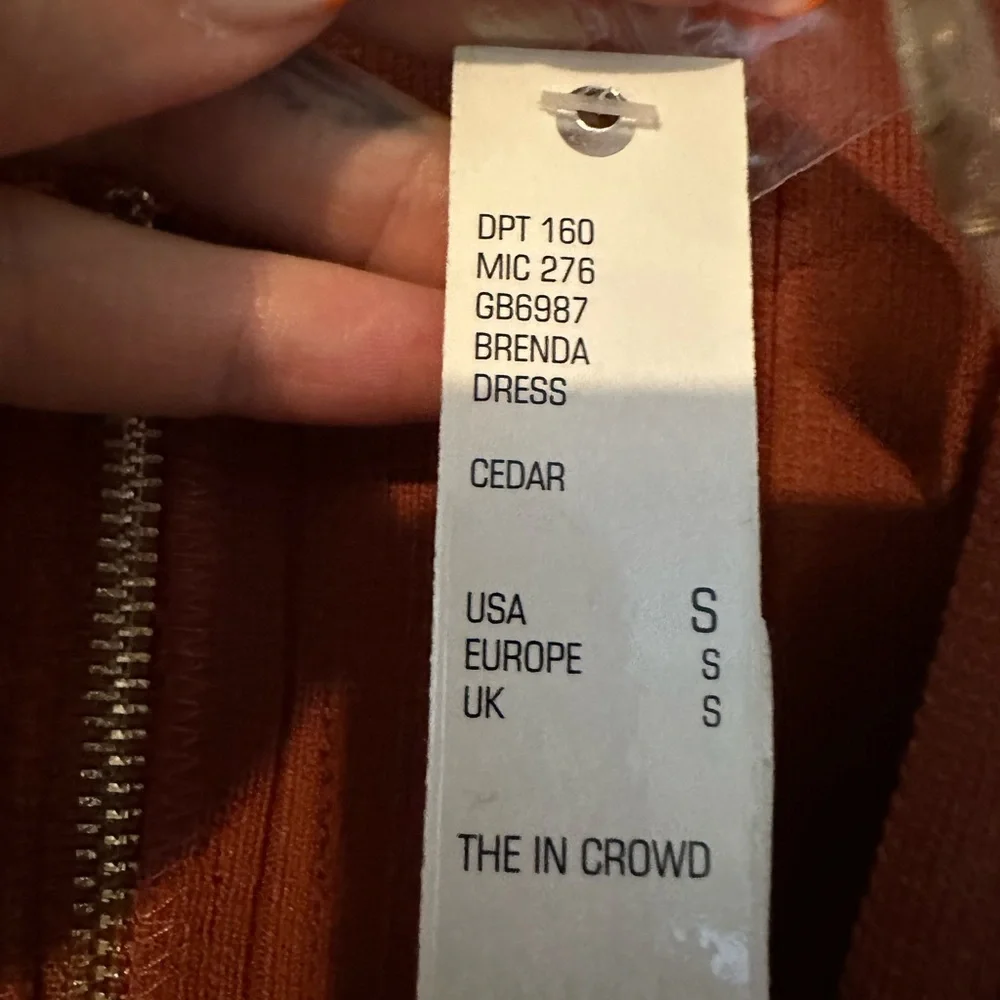 NWT Gianni Bini Brenda Dress in Cedar bandage dress Small - Picture 6 of 8